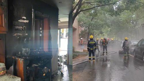 在楼上吃瓜拍楼下小区视频